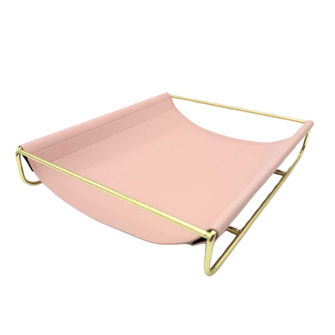 Document Desk Tray - Pastel Pink