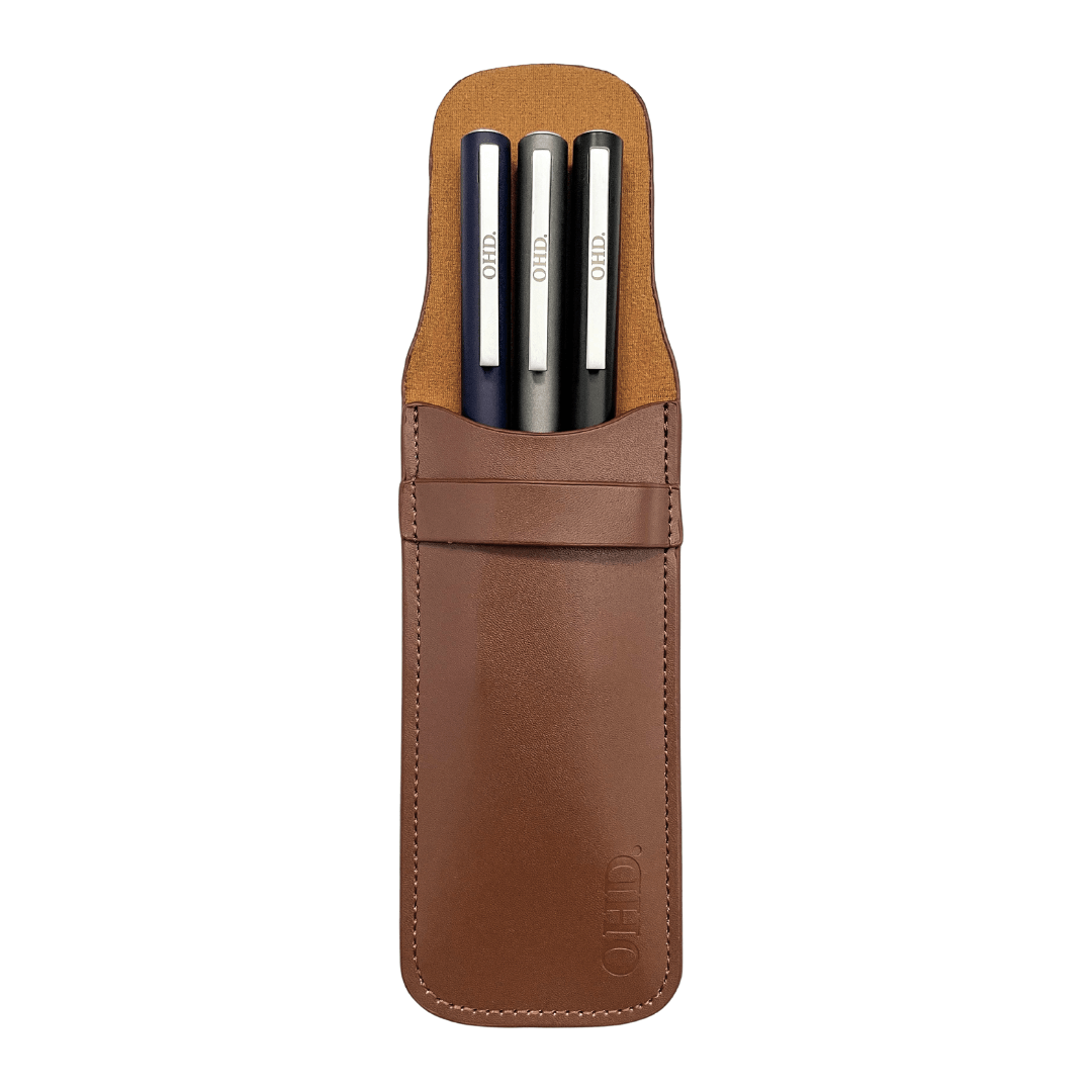 Men's Trilogy Pen Set - Walnut Brown