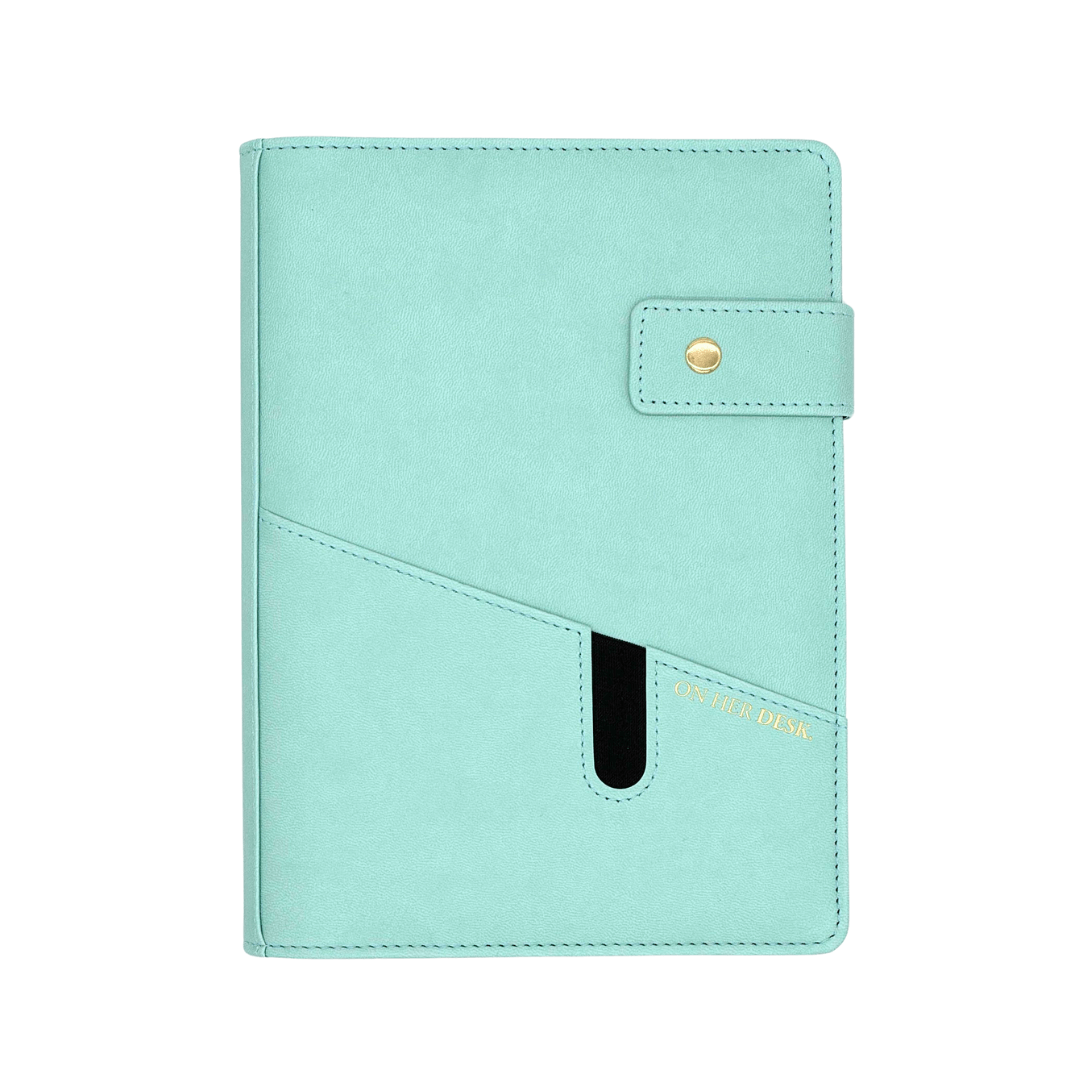 A5 Covered Notebook - Mint Green