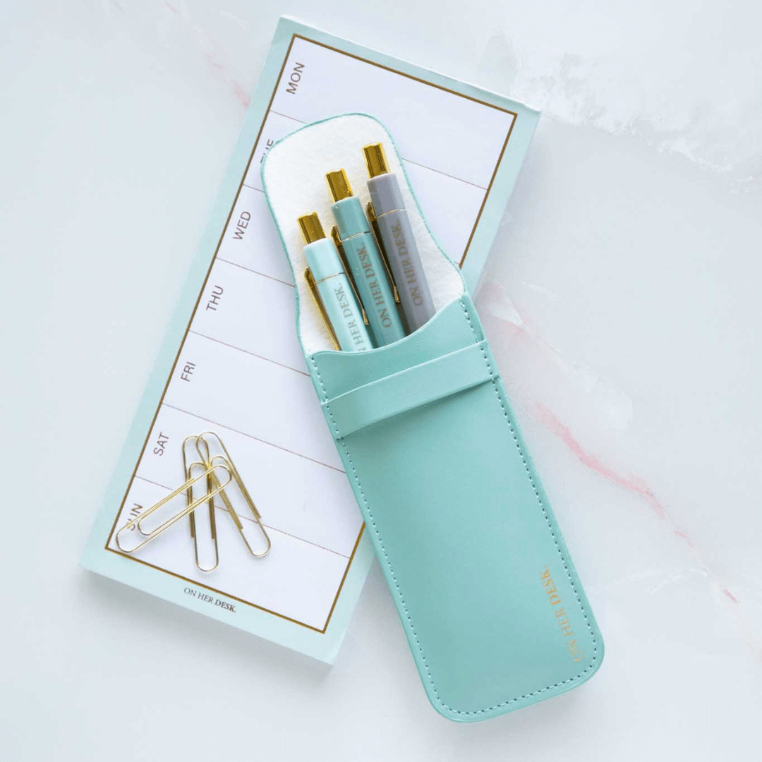 Trilogy Pen Set - Mint Green