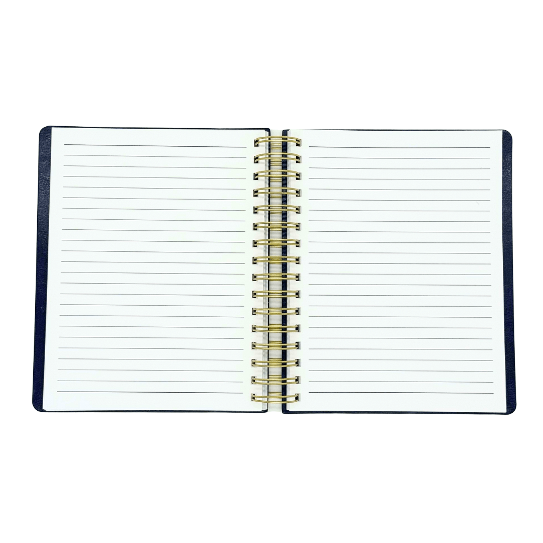 A5 Spiral Notebook - Navy Blue