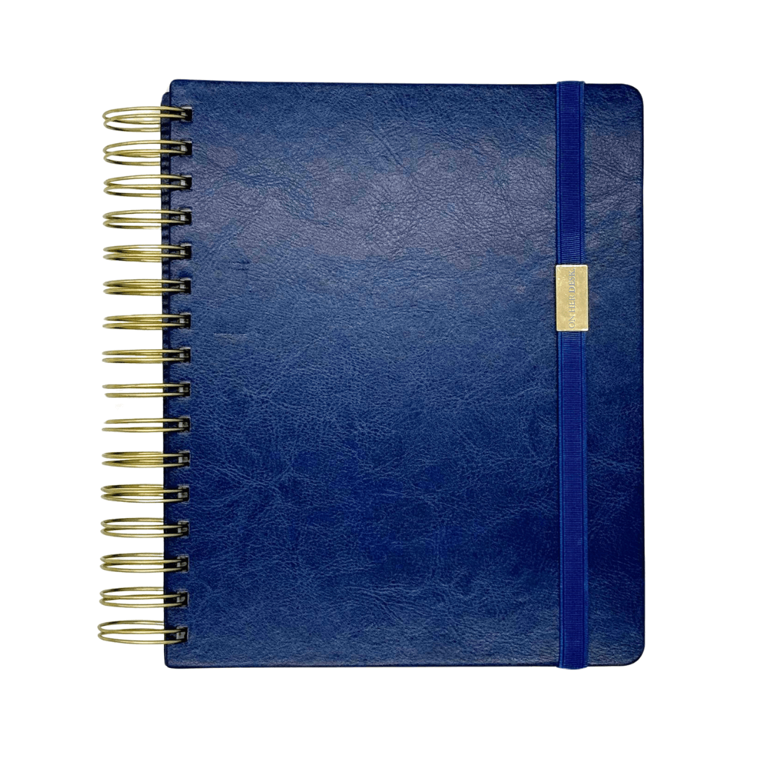 A5 Spiral Notebook - Navy Blue