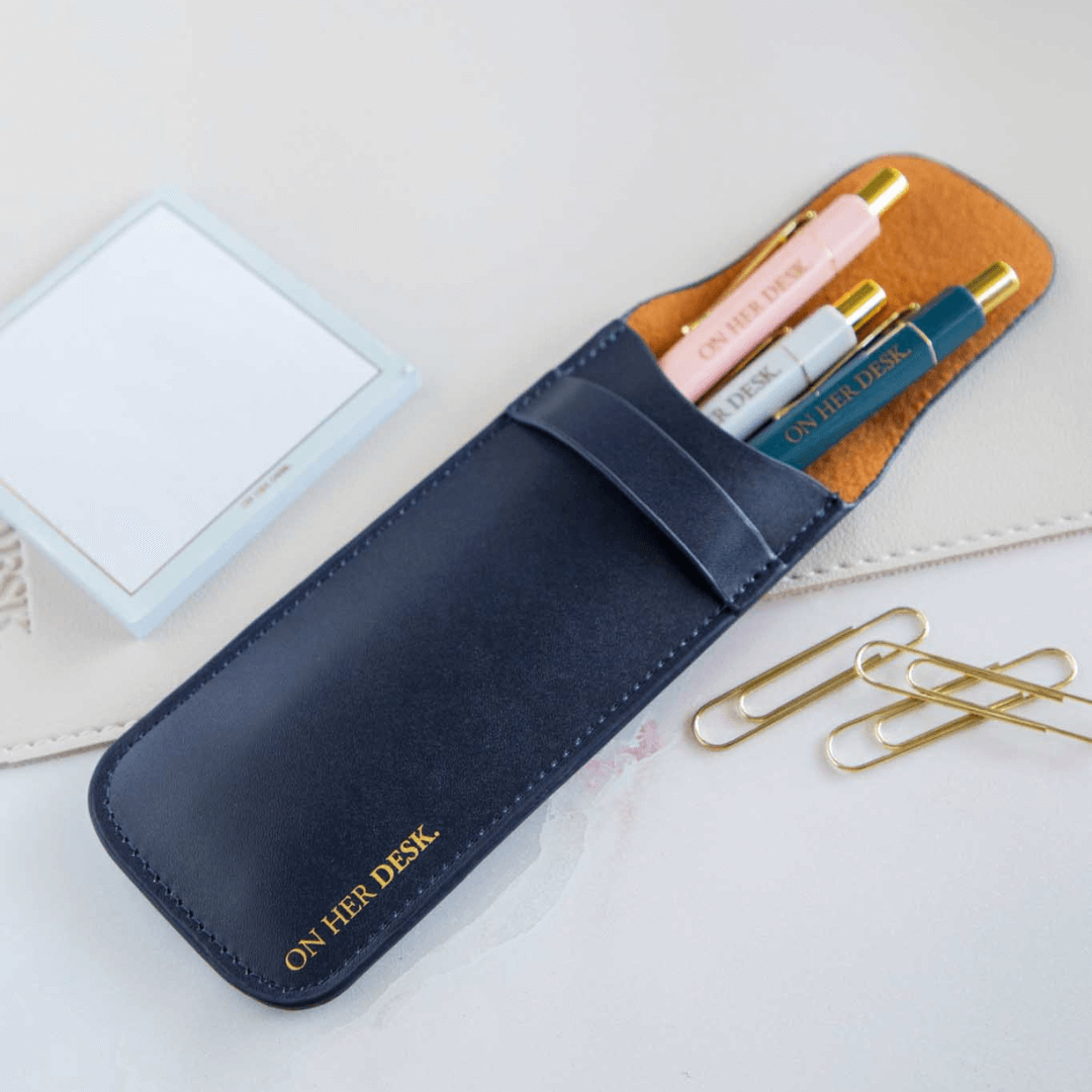 Trilogy Pen Set - Navy Blue