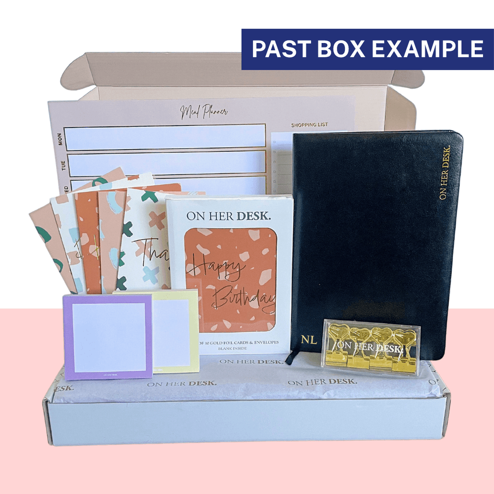 Personalised Stationery Subscription Boxes - Quarterly | On Her Desk