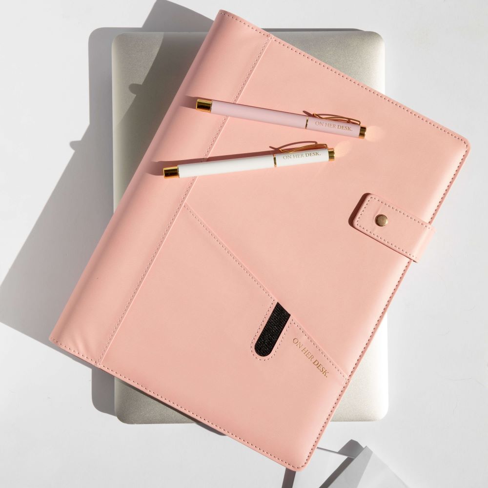 A4 Covered Notebook - Pink