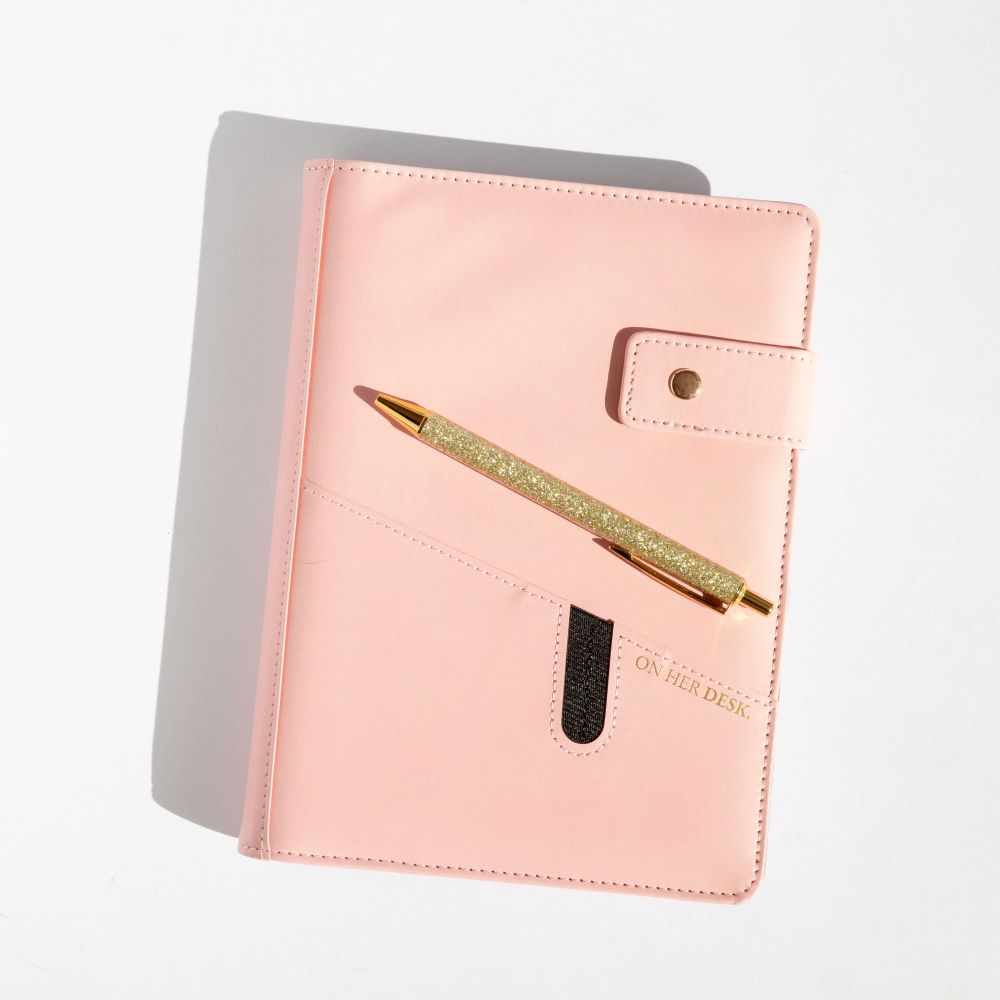 A5 Covered Notebook - Pink