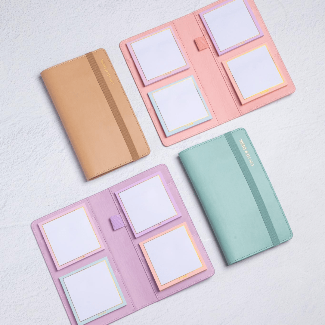 Refillable Sticky Note Organiser - Mint Green