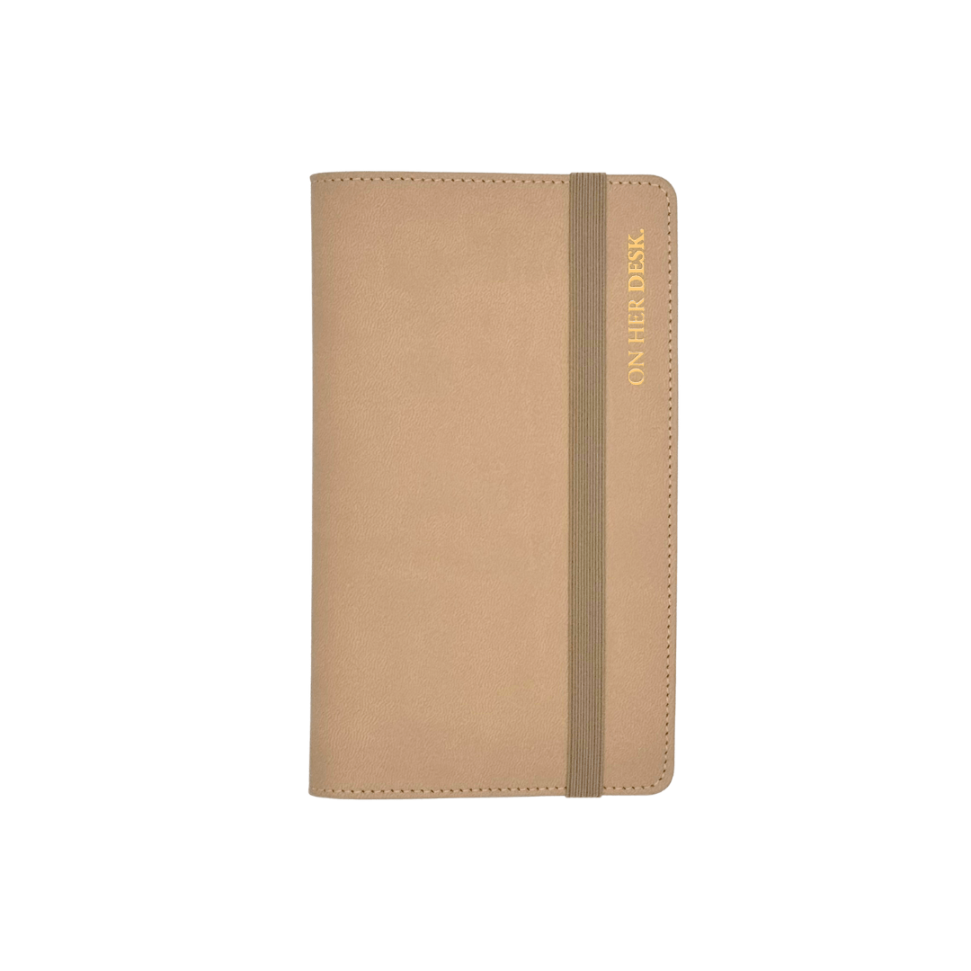 Refillable Sticky Note Organiser - Latte