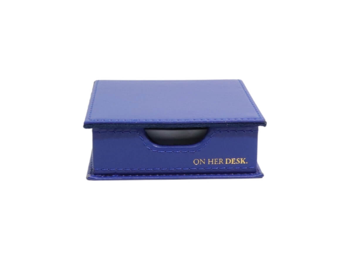 Sticky Note Holder - Navy Blue