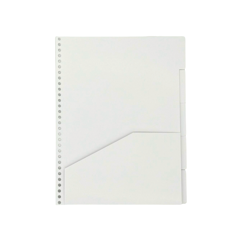 B5 Binder Notebook Tab Divider Refill Pack (set of 5)