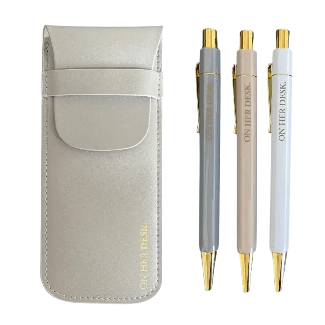 Trilogy Pen Set - Grey