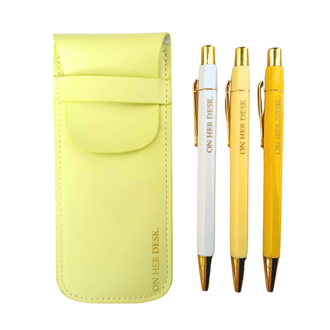 Trilogy Pen Set - Lemon