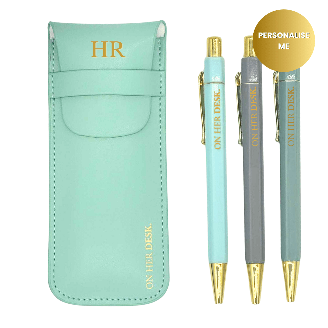 Trilogy Pen Set - Mint Green