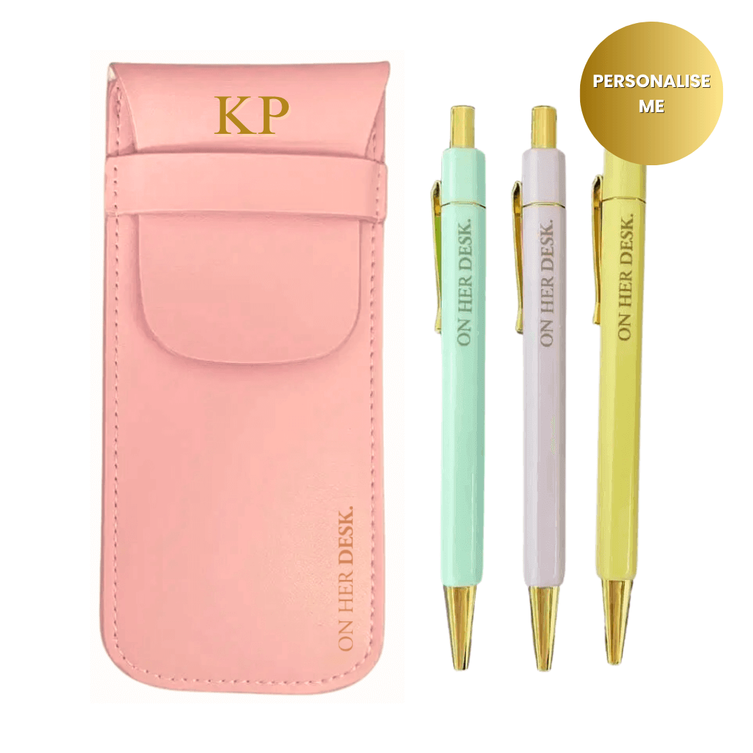 Trilogy Pen Set - Pink
