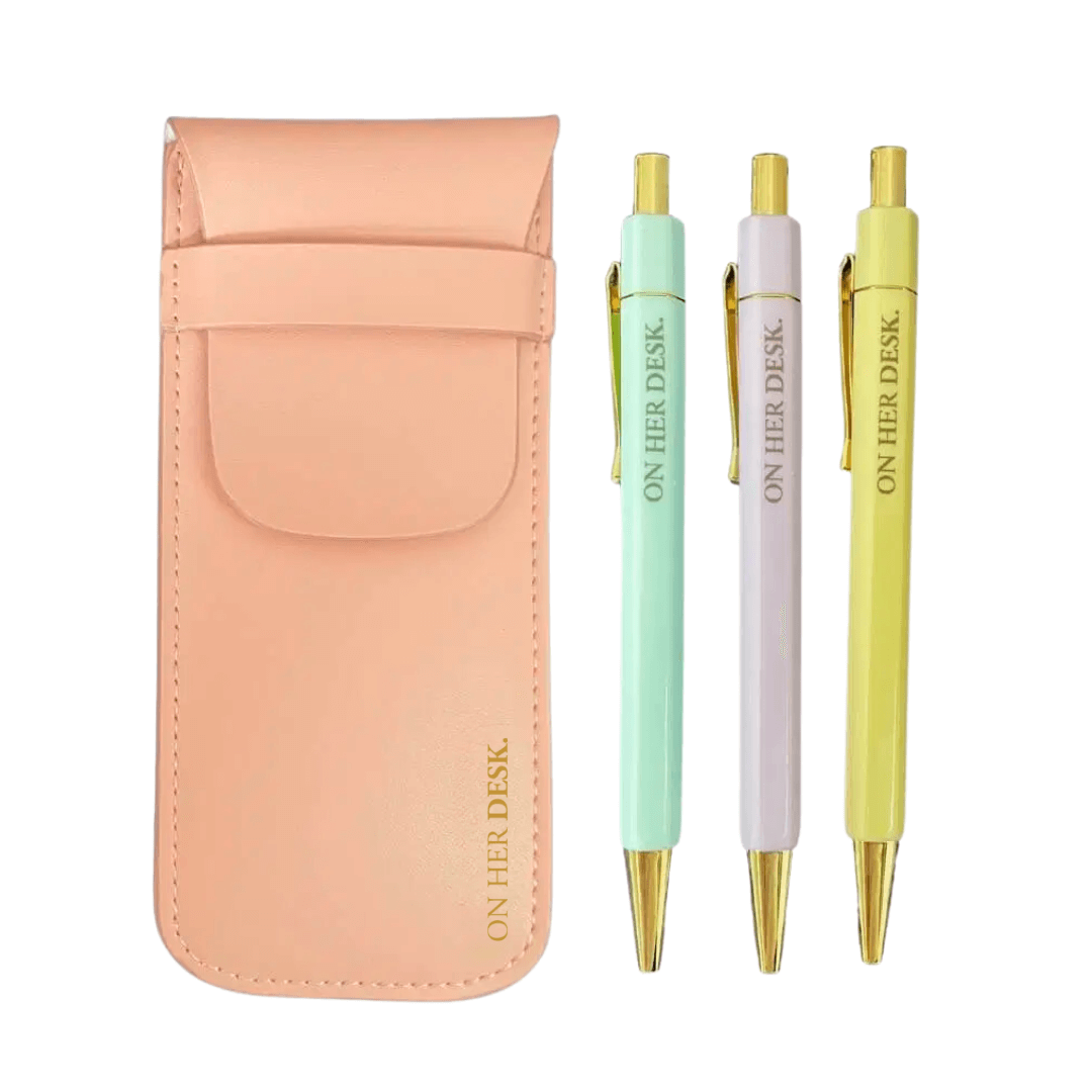 Trilogy Pen Set - Pink