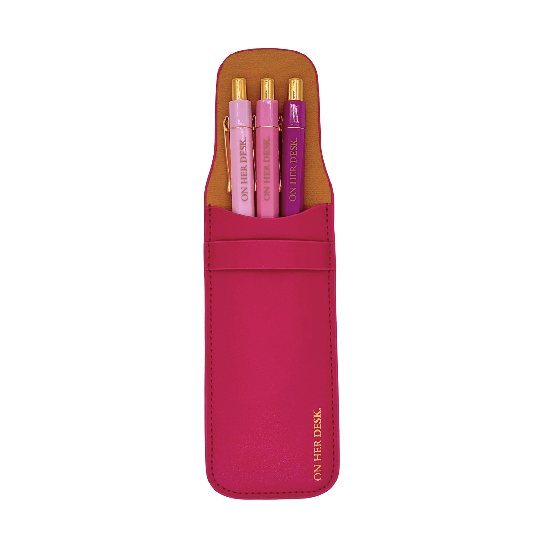 Trilogy Pen Set - Rose Red