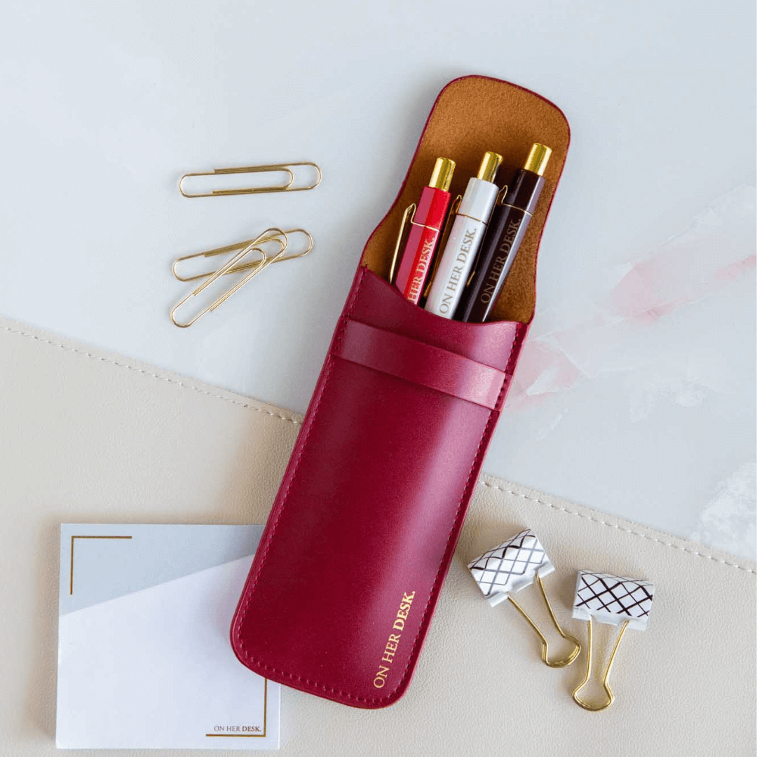 Trilogy Pen Set - Wine Red