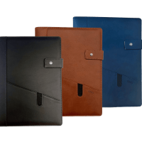 men's a4 covered notebook three colours