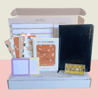 July personalised stationery subscription box products